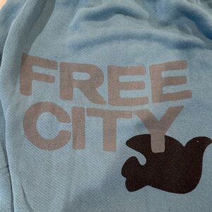 Free City Teal Sweat pant Joggers Size XS